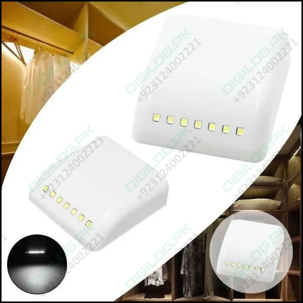 Auto Smart Led Induction Pir Motion Sensor Lamp Light For Drawer Cabinet Cupboard Closet Doors