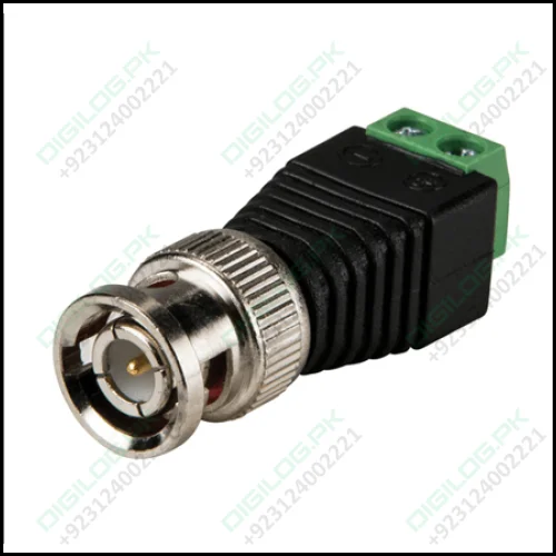 Bnc Connector Two-wire Bnc-free Solder Video Cable Adapter Network Video Bnc Male Green End