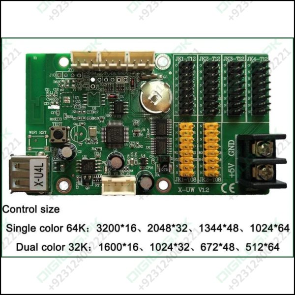Bx-u4l P10 Led Signs Control Card Display Module Single &