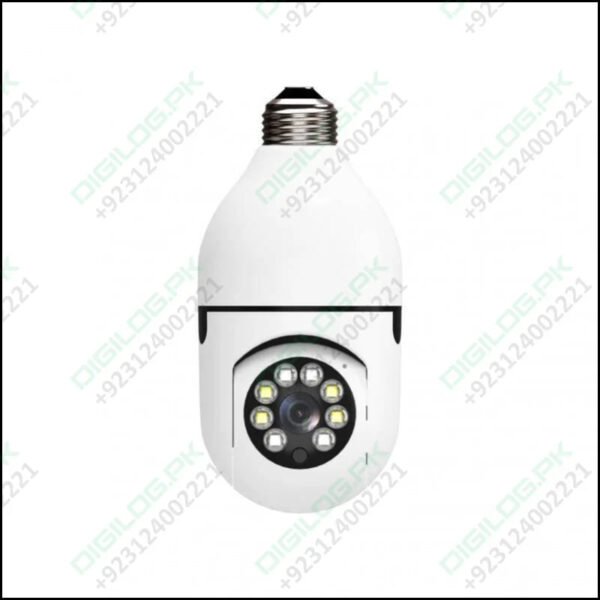 Camera V380 Pro E27 360 Degree Led Light 1080p Wireless Panoramic Home Security Bulb Lamp Ip Camera In Pakistan