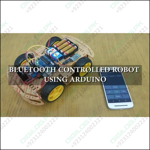 Components Of Making Bluetooth Controlled Robot Using Arduino