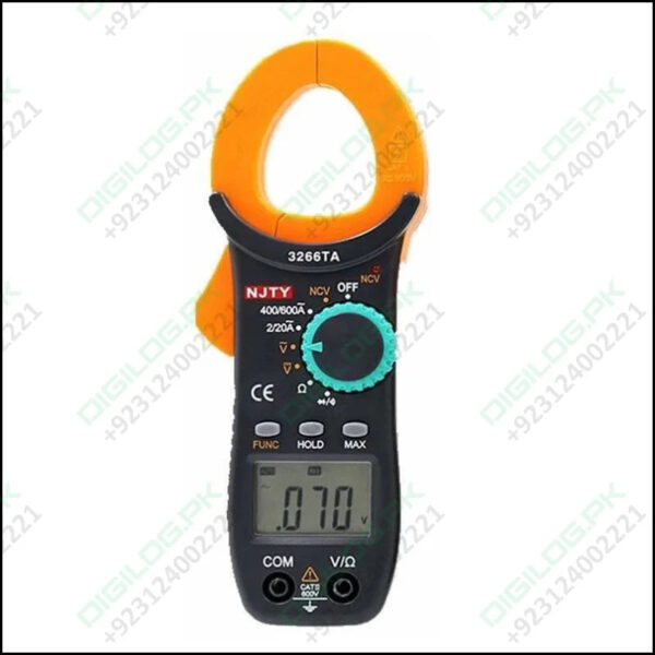 Digital Clamp Meter Njty Dc/ac Volt Amp Diode Ncv Multimeter Ammeter3266ta