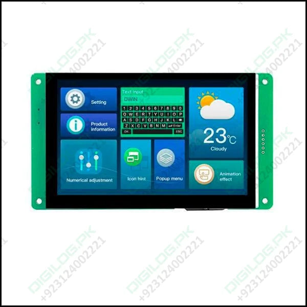 DWIN 5 Inch HMI TFT Touch Screen LCD Display Touchscreen Module DMG80480C050-03WTR In Pakistan