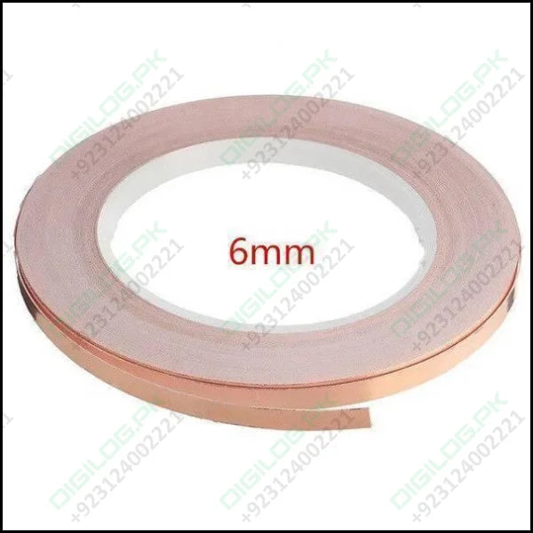 Emi 6mm 30m Copper Foil Conductive Adhesive Tape
