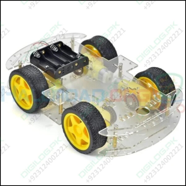 Imported Original 4wd Smart Robot Car Chassis Kit For