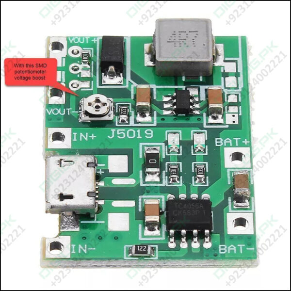 J5019 Hw 357: Versatile Li-ion Charger And Boost Module For