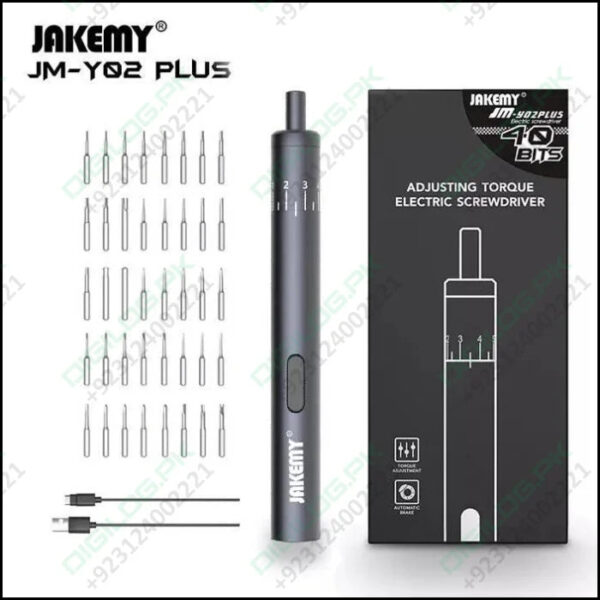 Jakemy 39 In 1 Adjustable Torque Electronic Screwdriver Screw Driver Tools Set Kit