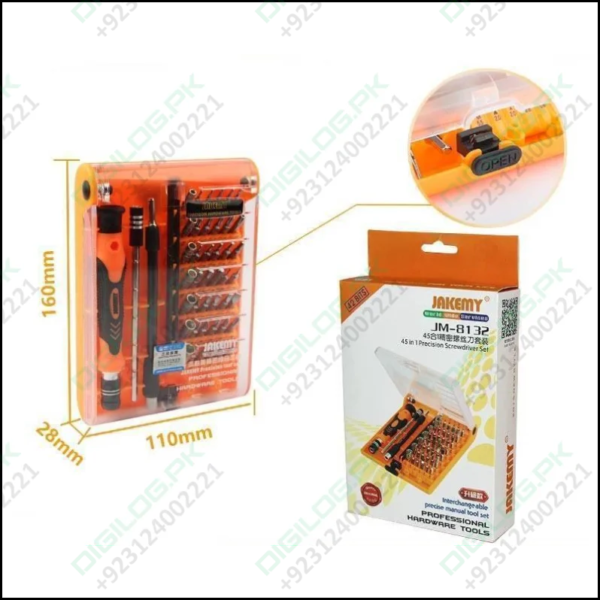 Jakemy Jm-8132 45 In 1 Screwdriver Ratchet Hand-tools Suite Furniture Computer Electrical Maintenance Tools