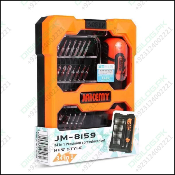 Jakemy Jm-8159 34 In 1 Screwdriver Ratchet Hand-tools Suite Furniture Computer Electrical Maintenance Tool