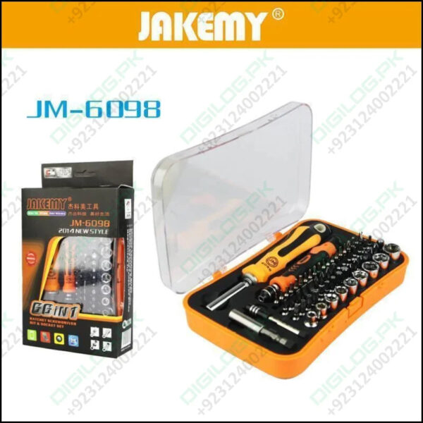 Jakemy Jm6098 Jm 6098 66 In 1 Professional Screwdriver Repair Tool Set
