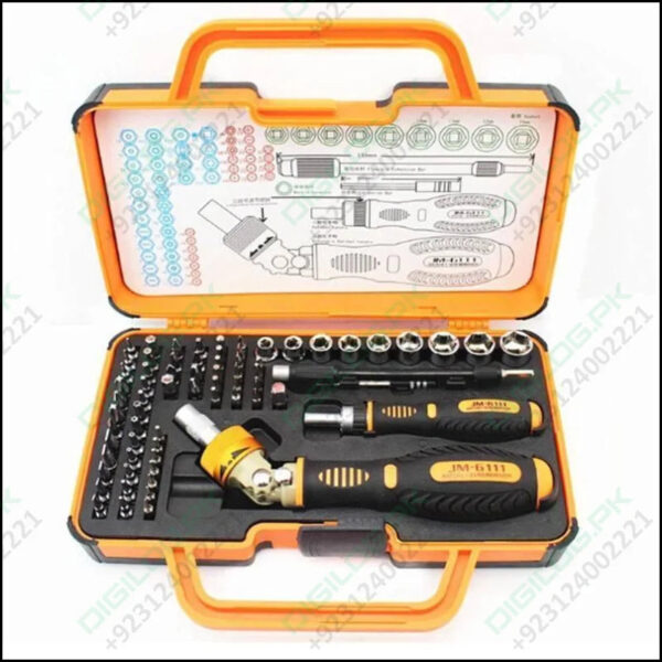 Jm-6111 69 In 1 Screwdriver Ratchet Hand-tools Suite Furniture Computer Electrical Maintenance Tools