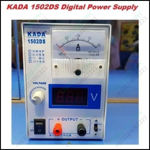Kada 1502ds Adjustable Digital Power Supply 12v 2a Dc Regulator Supply For Mobile Repairing