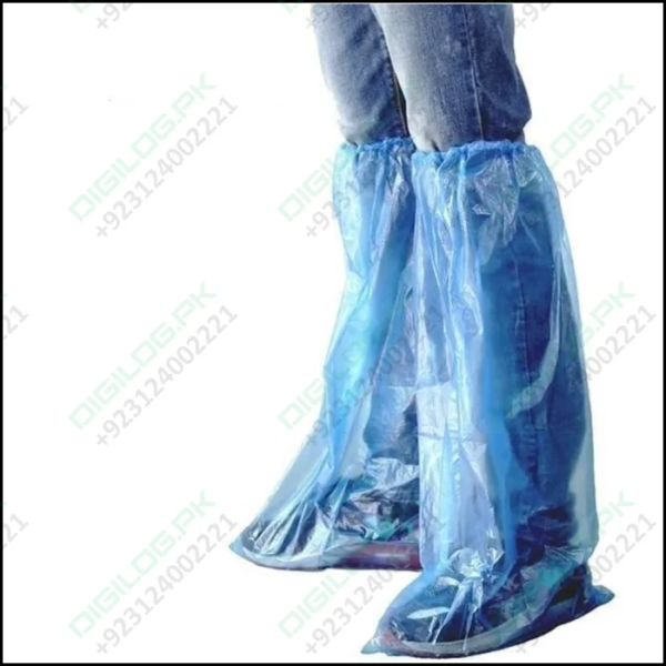 Long Disposable Waterproof Rain Shoe Covers Socks Single Piece
