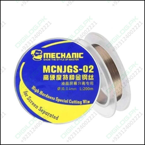 Mechanic High Hardness Lcd Display Touch Screen Separator Cutting Wire Line 0.04mm 200m Mcnjgs-02