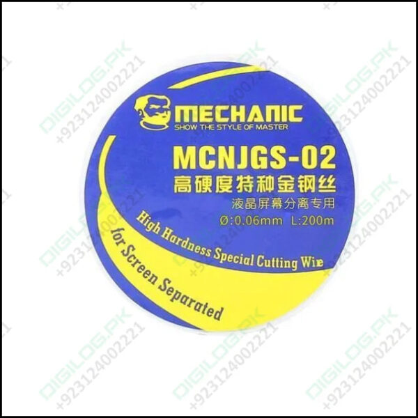 Mechanic High Hardness Lcd Display Touch Screen Separator Cutting Wire Line 0.06mm 200m Mcnjgs-02