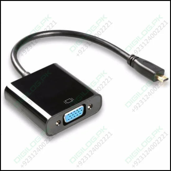 Micro Hdmi To Vga Female Video Cable Converter Adapter For Raspberry Pi 4
