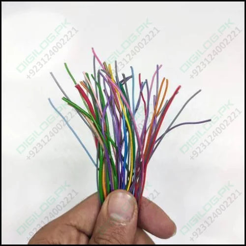 Multiple Size Flexible Wires Jumper Wire Solder Able Wires Different Colors Mix Length 50grm Used In Pakistan