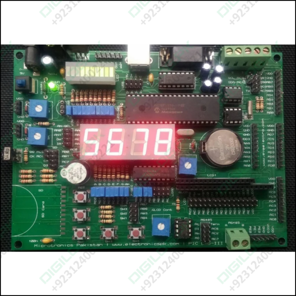 Pic Lab-iii Microchip Pic Microcontroller Development Board