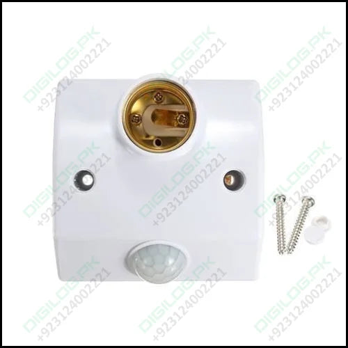Pir Infrared Motion Sensor Led Lamp Wall Mounted Bulb Holder E27 Ac220v In Pakistan