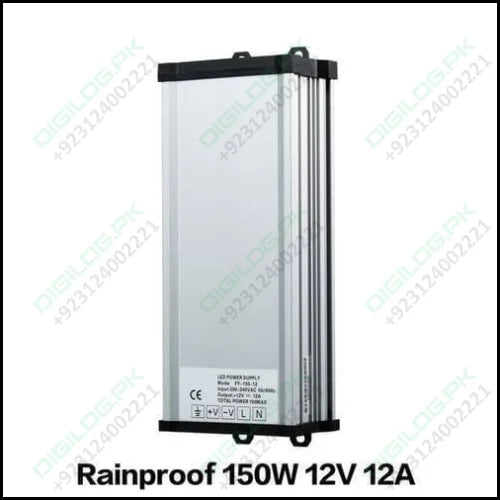 Rainproof Power Supply 12v 150w Outdoor Smps For Led Landscape Lighting