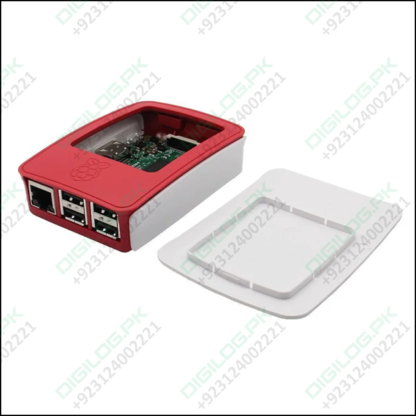 Raspberry Pi 3 Case For Raspberry Pi 3 B+ Enclouser Box Red/white Casing