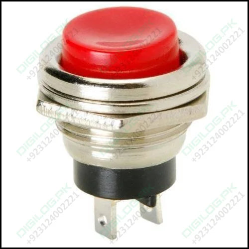 Red Momentary Spst Cap Push Button Switch Ac 6a 125v 3a 250v Lwus