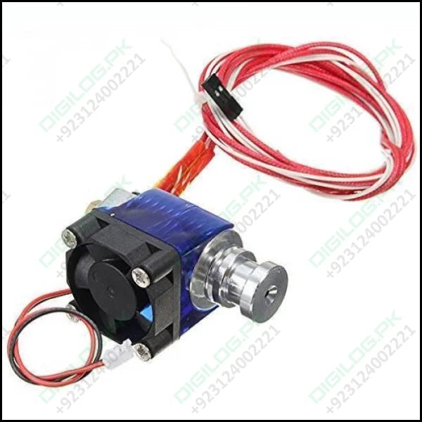 Short Distance V6 j Head All Metal Hooted Extruder With Cooling Fan For 1.75/3mm 12v 0.4mm Nozzle