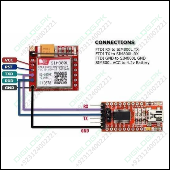 Sim800l Gsm Module Micro Sim Card Board – Education