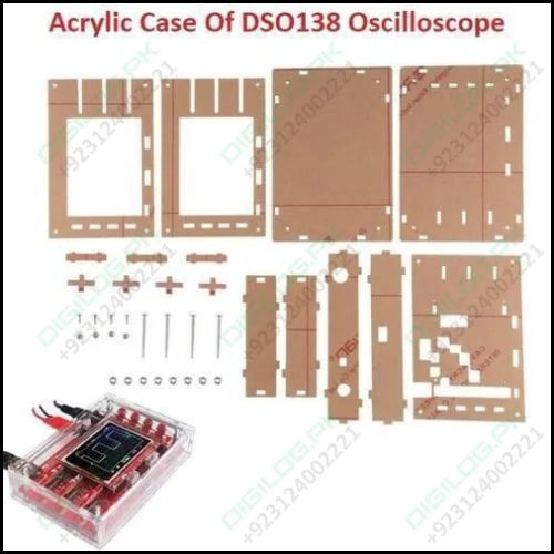 Transparent Acrylic Case Housing Module For Dso138 2.4 Inch Tft Digital Oscilloscope Anti Scratch Protection Shell Diy Kit