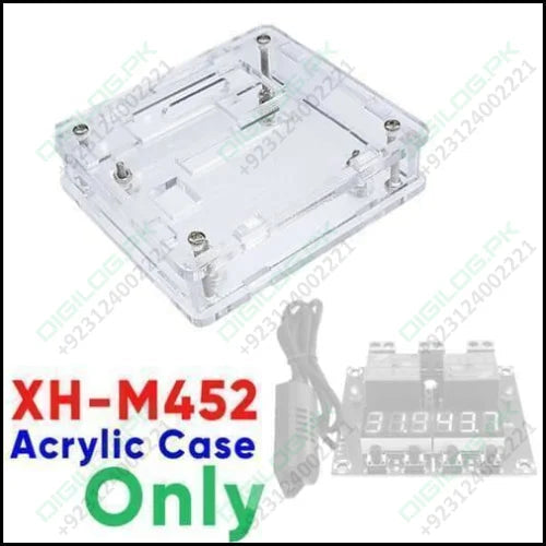 Transparent Acrylic Case Shell For Xh-m452 Temperature & Humidity Controller