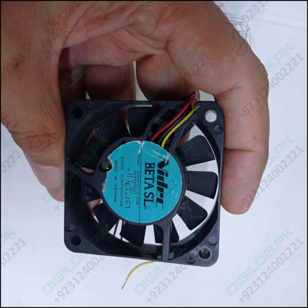 Used 24v 60mm x 60mm x 15mm Brushless Dc Cooling Fan In Pakistan
