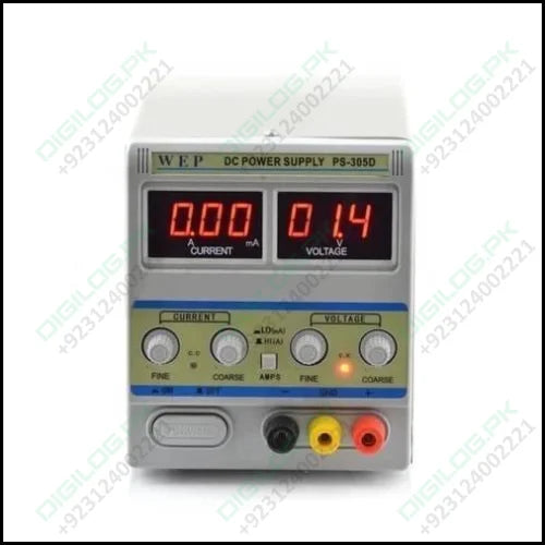 Wep Digital Display Dc Power Supply Ps305d 30v 5a Variable Power Supply Lab Power Supply