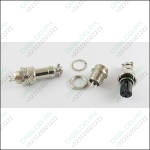 Xlr 3 Pin Cable Connector 16mm Chassis Mount 3pin Plug Adapter