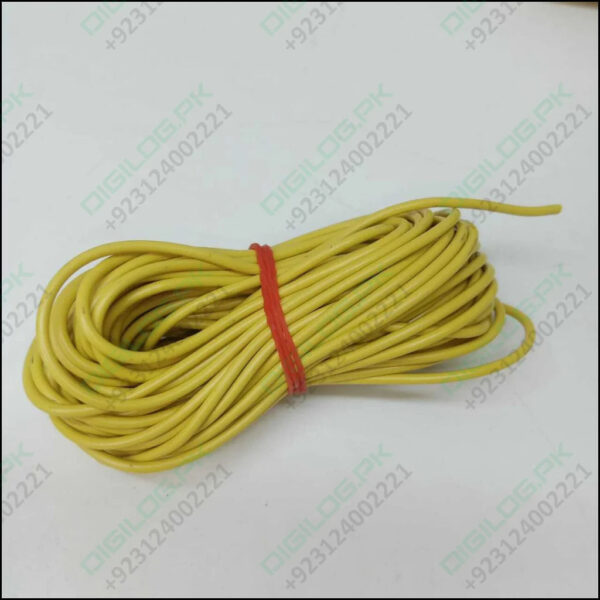 Yellow Solderable Wire Flexible Wires For Wiring Jumper Wire Wiring Wire , Wiring Cable